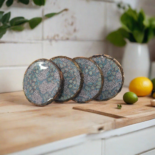 Rustic Elegance Coaster Set