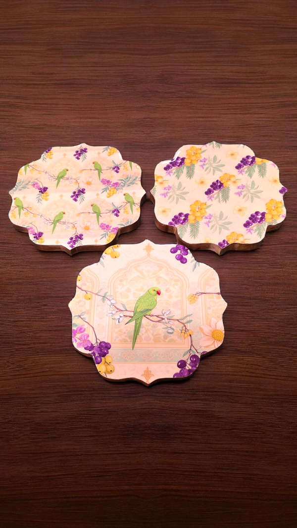 Bageecha Majestic Trivets - Set of 3