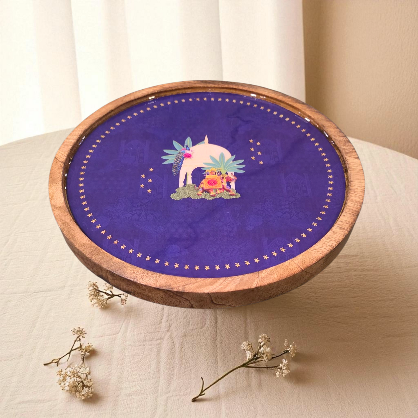 Samaa India Rotating Cake and dessert Stand - The Regal Rhapsody