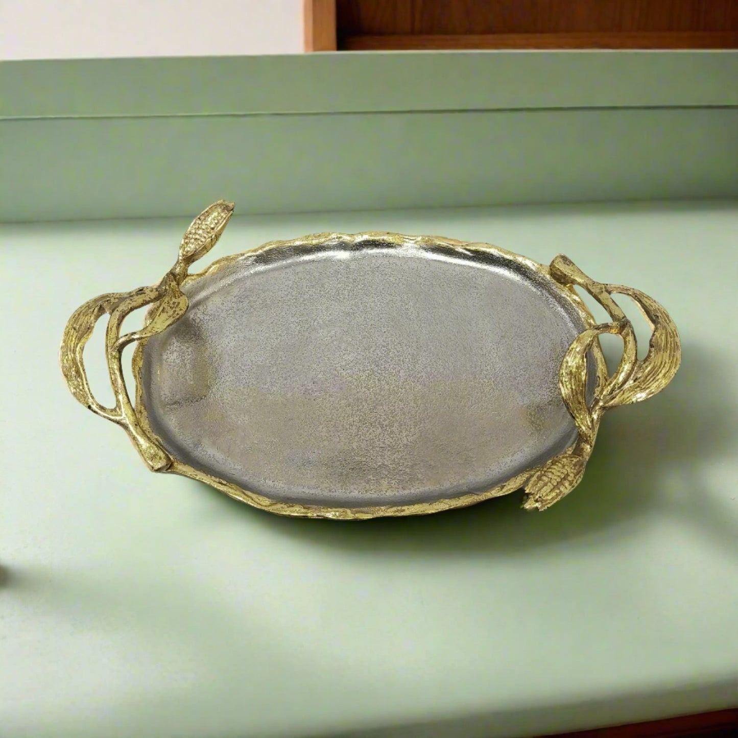 Corn Leaf Tray Platter - - Samaa India - - #tag1# - #tag2# - #tag3# - #tag4#