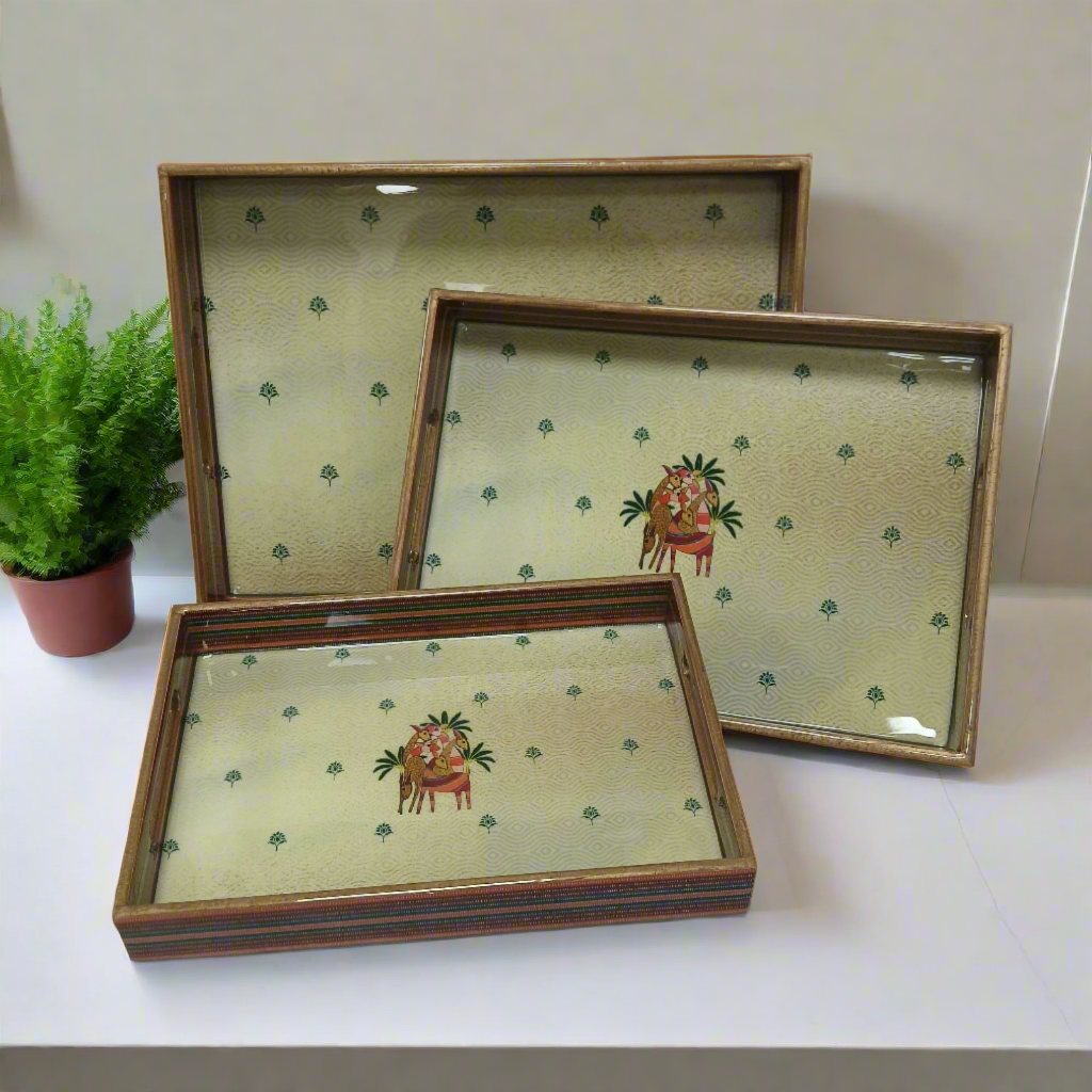 Rectangular Tray Set of 3 - The Deer Story