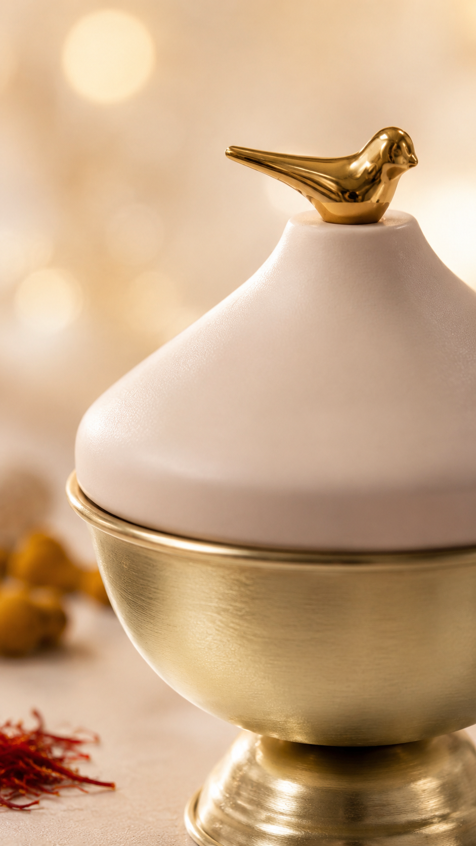 Bird Dome Jar — Decorative Storage Jar