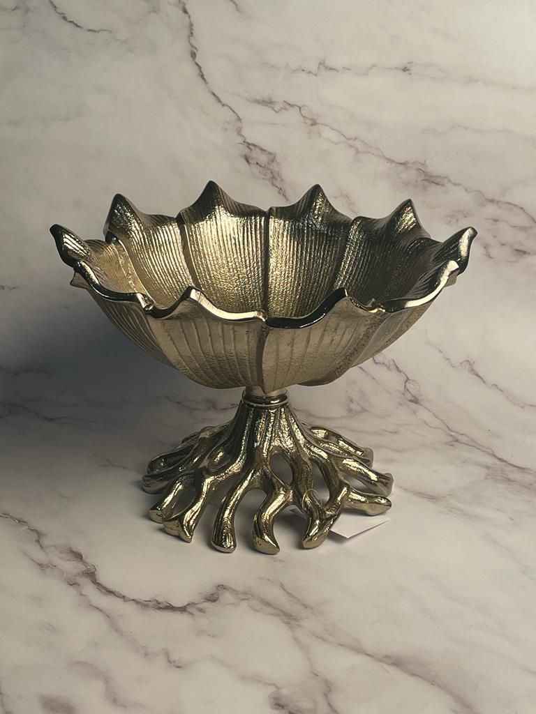 Samaa India Luxury Gold Decorative Fruit Bowl