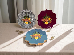 Botanical Extravaganza Majestic Trivets - Set of 3