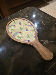 Wooden Oval Bat Platter - Bageecha