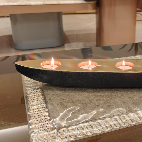 Boat Tealight Candle Holder