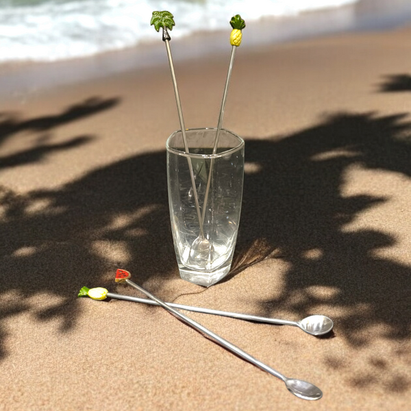 Tropical Juice Stirrers - Set of 4