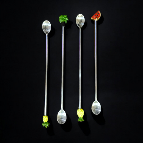 Tropical Juice Stirrers - Set of 4