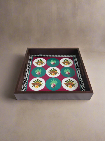 Botanical Extravaganza Tray Set of 3