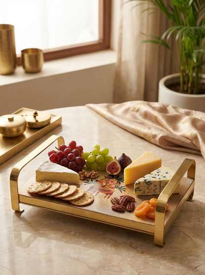 Modern Khatiya Tray Platter - The Deer Story