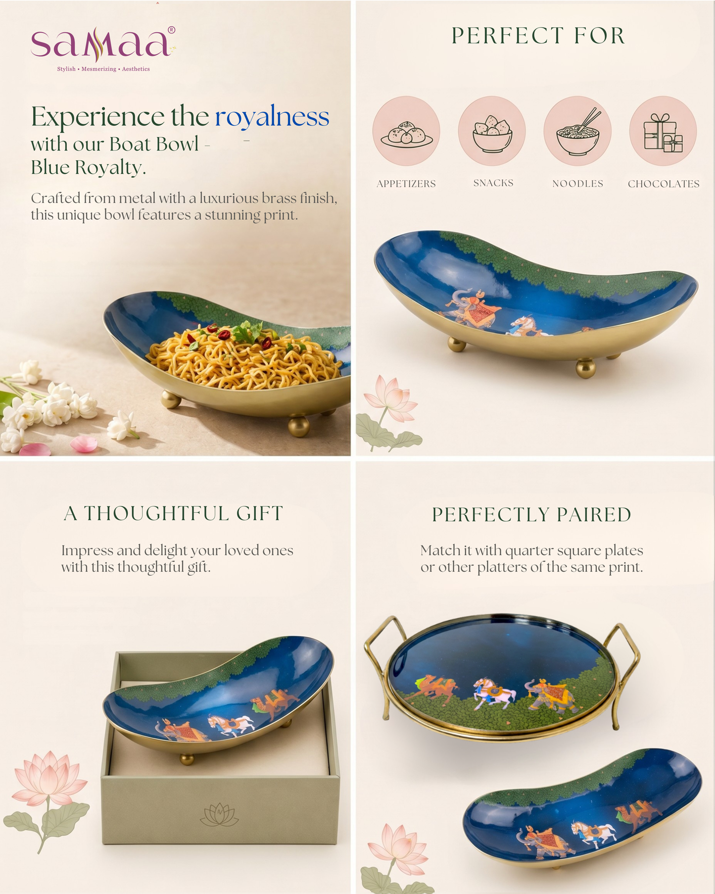 Boat Bowl - Blue Royalty
