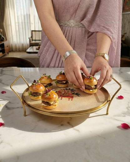 Round Platter - The Deer Story