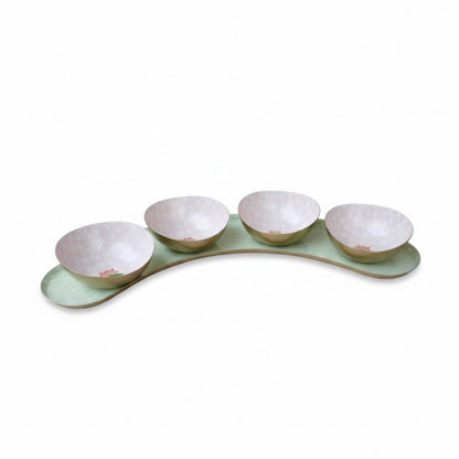 Half-Moon Platter Set - The Lotus Buti