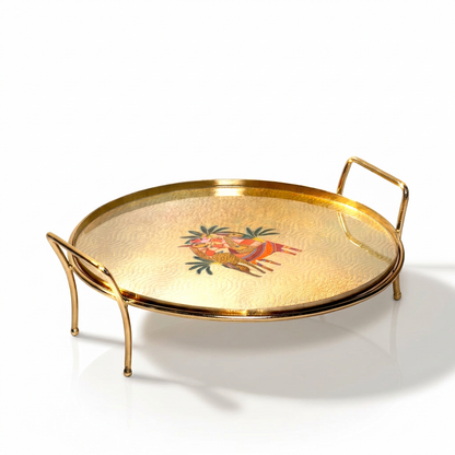Round Platter - The Deer Story