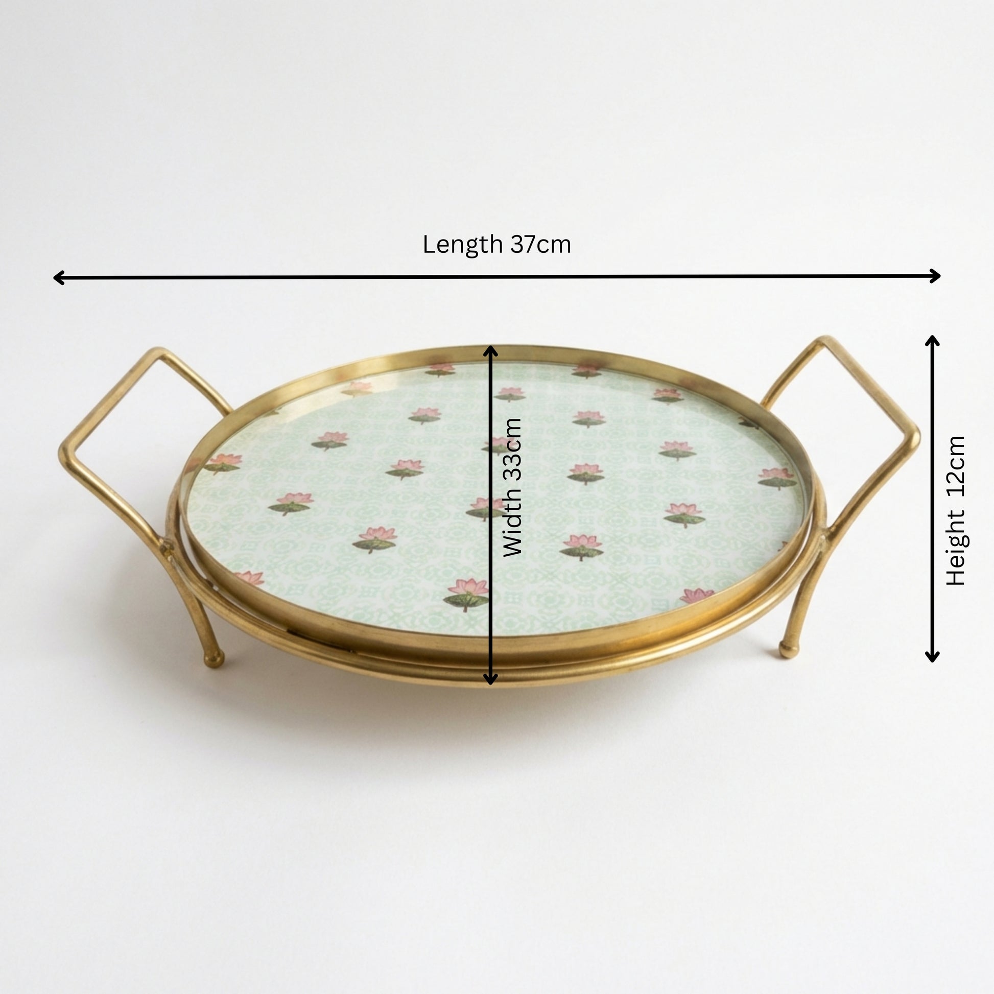 Round Platter - The Lotus Buti