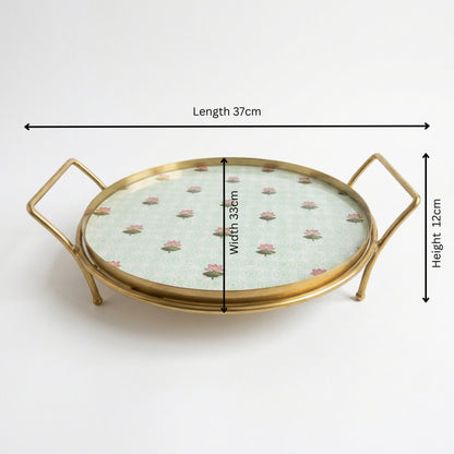 Round Platter - The Lotus Buti