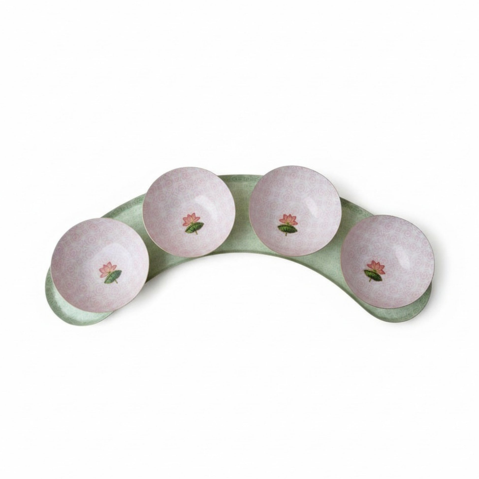 Half-Moon Platter Set - The Lotus Buti