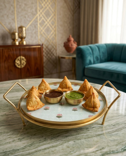 Round Platter - The Lotus Buti