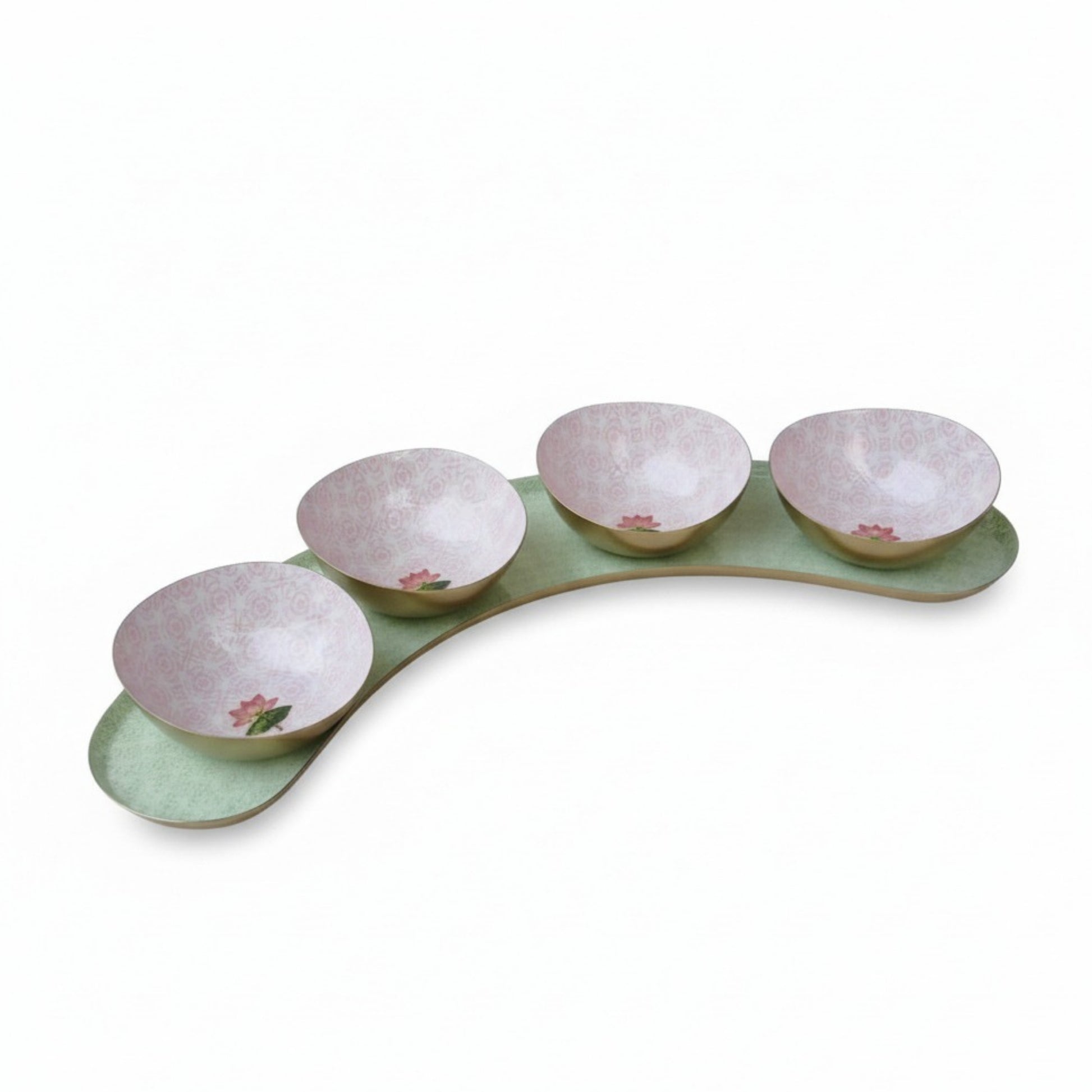 Half-Moon Platter Set - The Lotus Buti