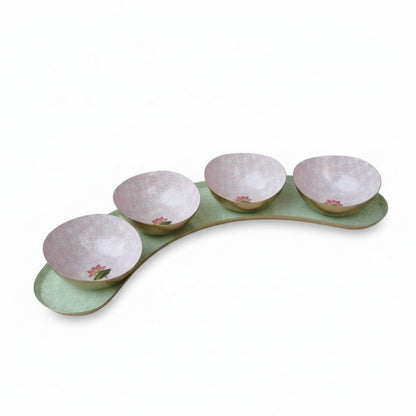 Half-Moon Platter Set - The Lotus Buti