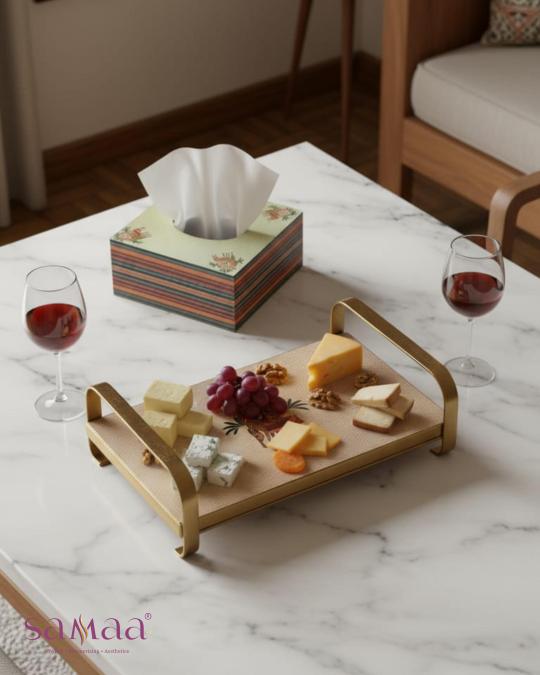 Modern Khatiya Tray Platter - The Deer Story
