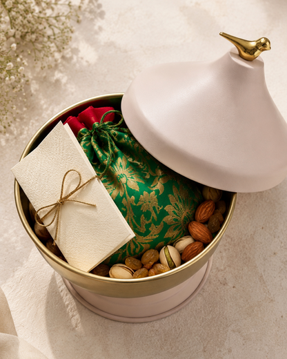 Bird Dome Jar — Decorative Storage Jar