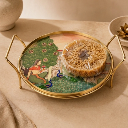 Luxury Snack And Dessert Stand Platter - Bagh-e-RangeenBy Samaa India